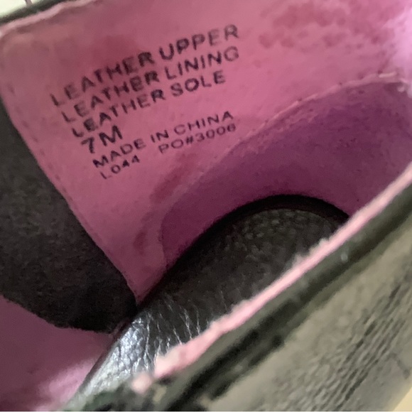 Anthropologie Gee WaWa Black Caged Vamp Leather Open Toe Platform Booties Size 7 - Picture 6 of 11